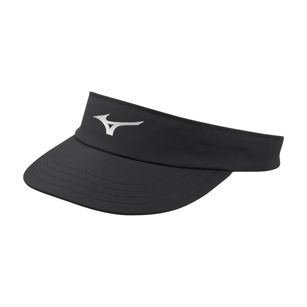 Womens Mizuno DryLite Running Visor Black Philippines (UXALPE598)